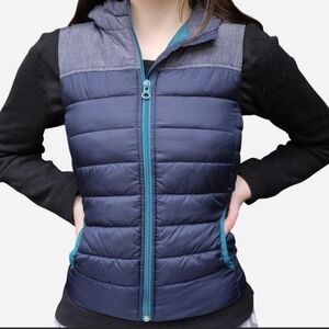 Sonoma Puffer Vest With Pockets And Hood